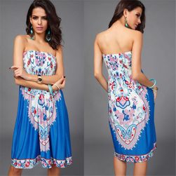 Богемні літні пляжні сукні з барвистими візерунками - 16 фасонів