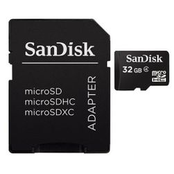 Paměťová karta microSDHC 32 GB class 4 + adaptér VO_2845444