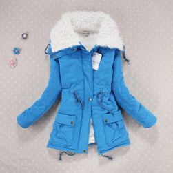 Palton de iarnă pentru femei - Sky Blue-size 6