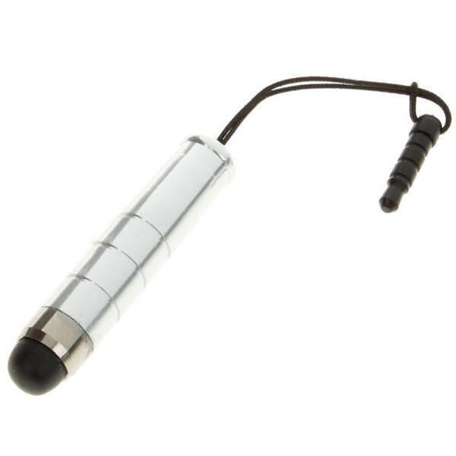 Barevné dotykové pero (stylus) s plastovým trnem - stříbrná 1