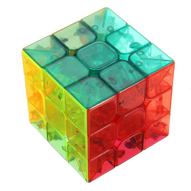 Průsvitná Rubikova kostka 1