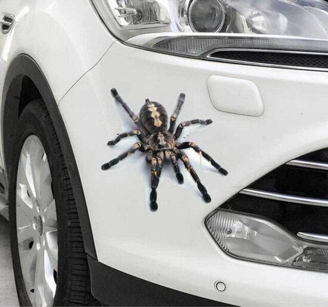 3D samolepka na auto Spider 1