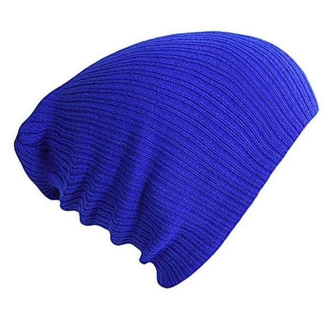 Pletená unisex zimní čepice - Modrá 1