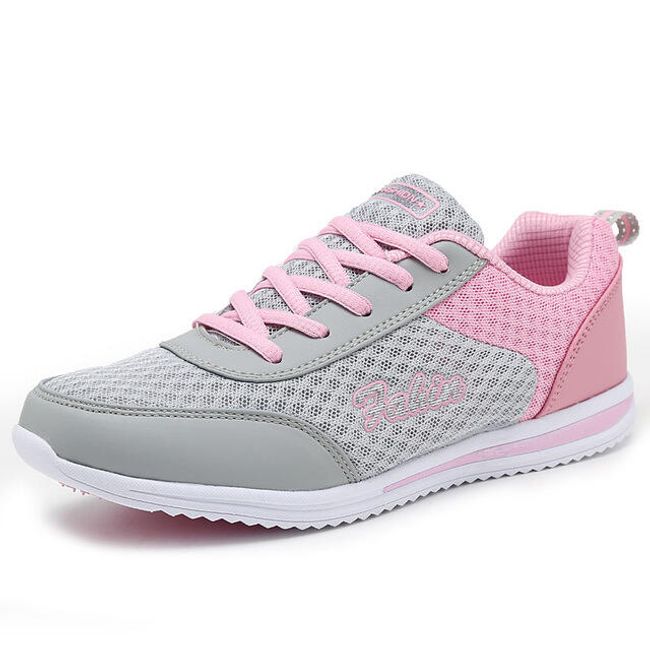 Dámská sportovní obuv v roztomilých barvách - Růžová-38 1