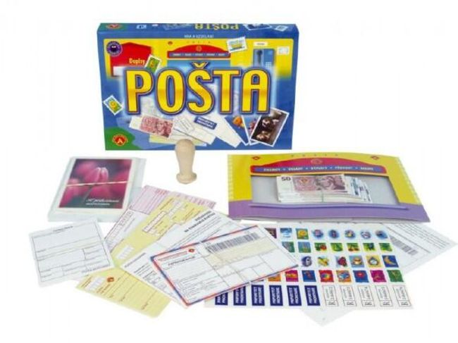 Pošta vzdelávacie spoločenská hra v krabici 28,5x19x3,5cm RM_29000233 1