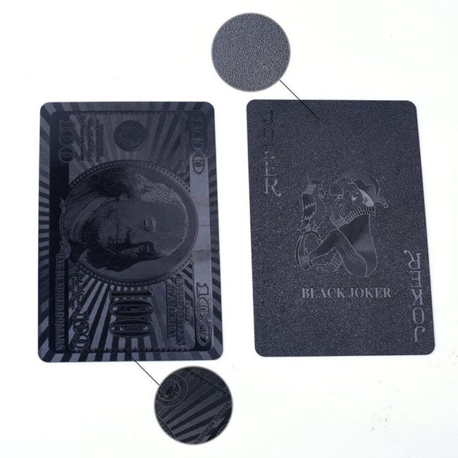 Луксозни черни карти за игра 54 бр. PD_1528438 1