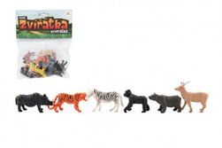 Zwierzęta mini safari ZOO plastikowe 5-6cm 12szt w torbie RM_00850198