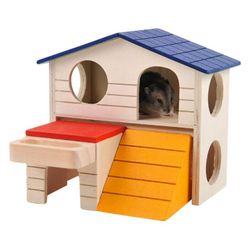 Dřevěný domeček pro křečka