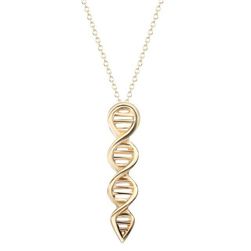 Ogrlica v obliki spirale DNK - 2 barvi