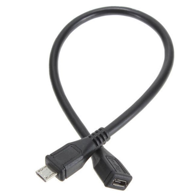 Cablu prelungitor USB micro USB (masculin) - micro USB (female) 1