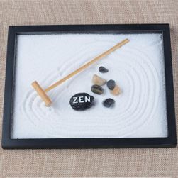 Antystresowa dekoracja - mini ogródek zen - bonseki