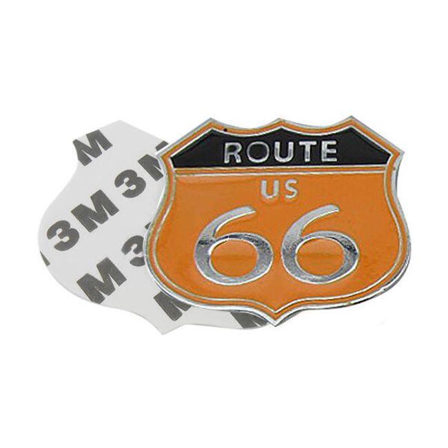 Autocolant autocolant autocolant Route US 66 - portocaliu 1