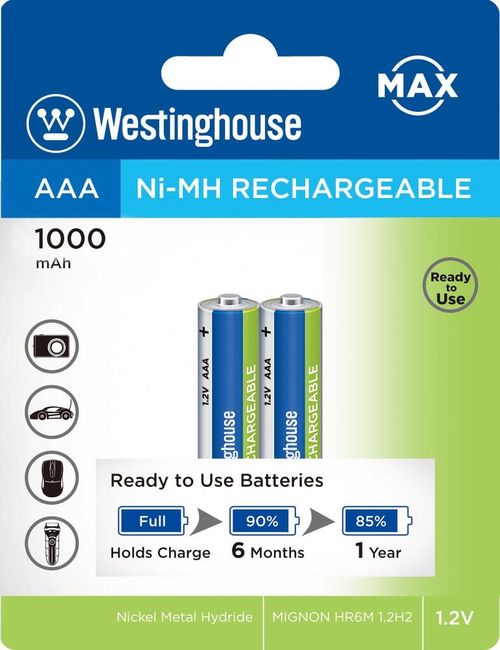 Ni-MH dobíjecí baterie MAX  AAA NiMH 1000mAh 1,2V, blistr 2ks PD_1124030 1