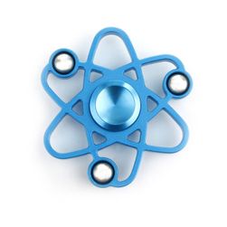 Fém fidget spinner  atom formájában - 2 szín