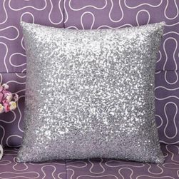 Živahna navlaka za jastuk sa šljokicama - 40 x 40 cm / 8 boja