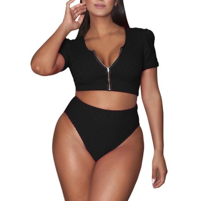 Costum De Baie Plus Size Pentru Femei Leandra Shipgratis Ro
