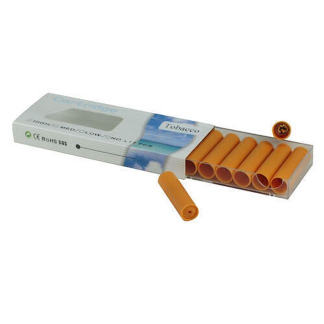 Balení 10 cartridgí do e-cigarety - Tabák, vysoký obsah nikotinu 1
