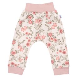 Spodnie dresowe dla niemowląt RW_teplacky-flawers -nbyo331