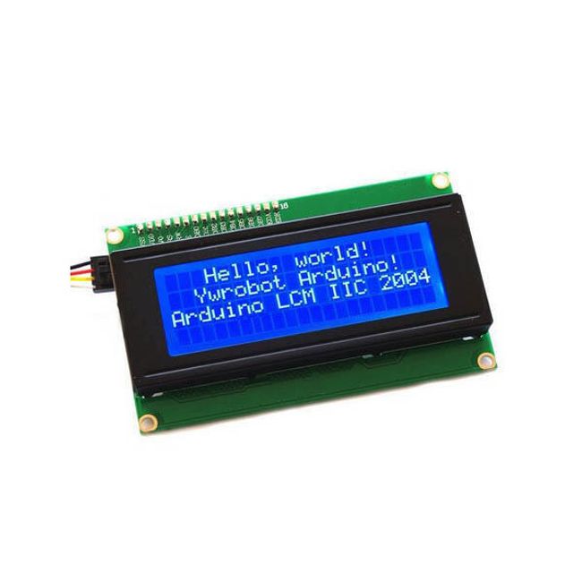 LCD kijelző kék háttérvilágítással Arduino számára - 20 karakter, 4 sor 1
