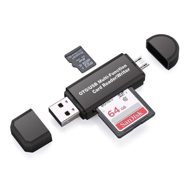 Multifunkcionalni Otg Citac Memorijskih Kartica Usb Ulazi