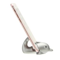 Mini biurkowy stojak na telefon w kształcie delfina