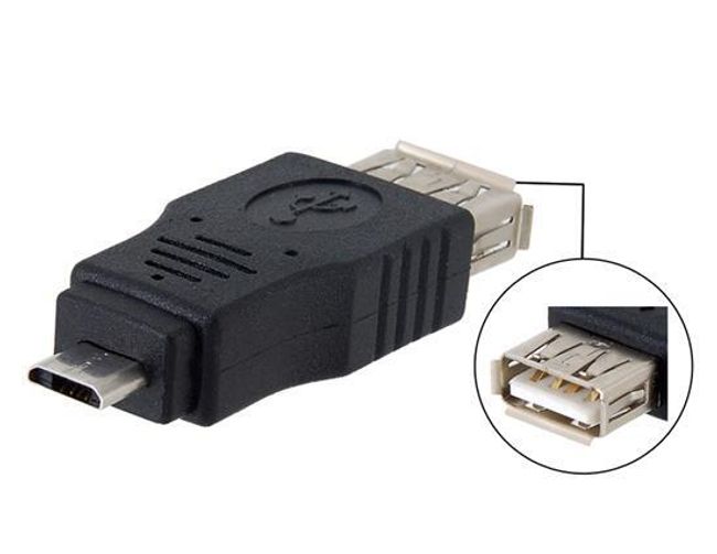 Adapter USB A 2.0 (samica) - micro USB (samiec) 1