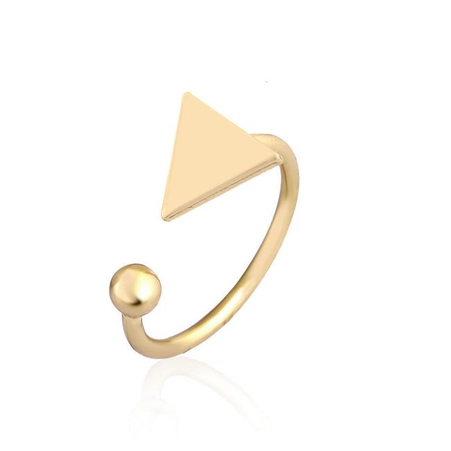Dámsky prsteň s malým trojuholníkom - 3 farby 1