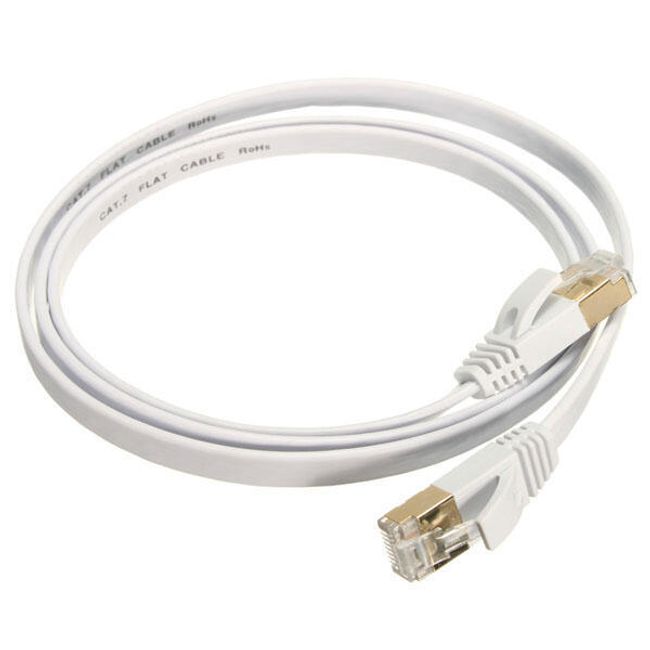 Kabel Ethernet cat7 RJ45 w kolorze białym - różne długości  ikona Zweryfikowane przez społeczność 1
