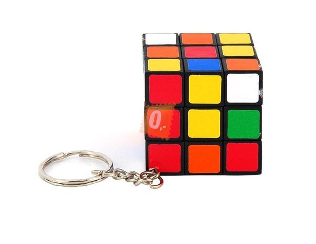 Rubikova kostka, 3x3, s přívěškem - krychle 1