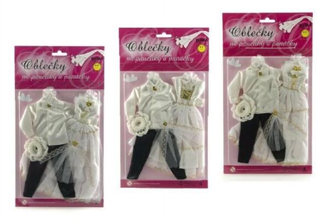 Šaty / Oblečenie na bábiky / panáčik asst na karte 21x38cm RM_10290176 1