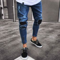 Pánske džínsy s podšitým kolenami