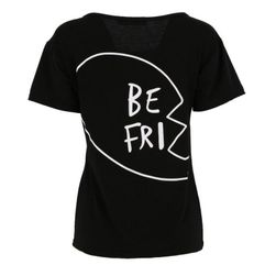 Tričko pro nejlepší kamarádky - Černá s Be a Fri, velikost 2