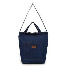 Džínová taška přes rameno - tmavě modrá barva