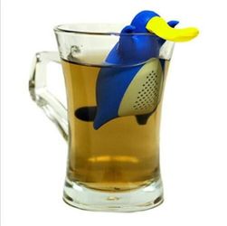 Cedilo za čaj v obliki ptice