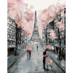 Számokkal történő festés - VIRÁGOS Párizs TU_1485210-1