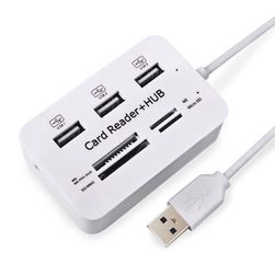 USB HUB и четец на паметни карти