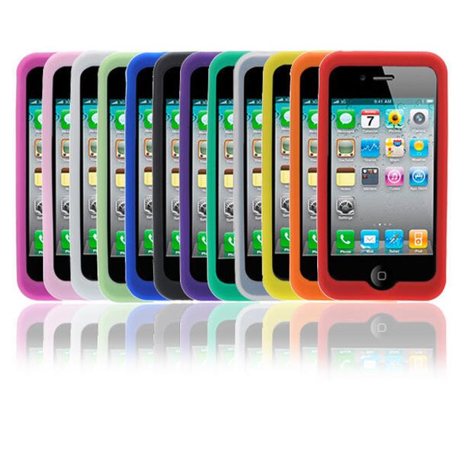 Silikonové pouzdro pro iPhone 4 - na výběr z 11 barev 1