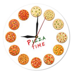 Nástěnné hodiny Pizza