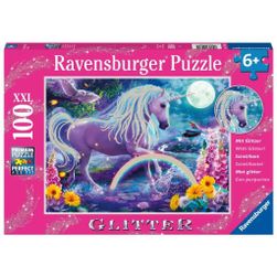 Glitter Puzzle csillogó egyszarvú 100 darab PD_1601848