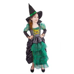 Dětský kostým čarodějnice/Halloween (M) RZ_620223
