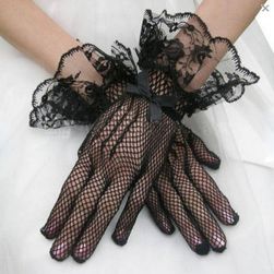 Красиви дантелени ръкавици - 2 цвята