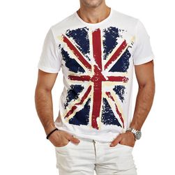 Мъжка тениска с британски флаг