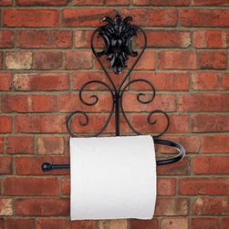 Držač toaletnog papira u crnoj boji