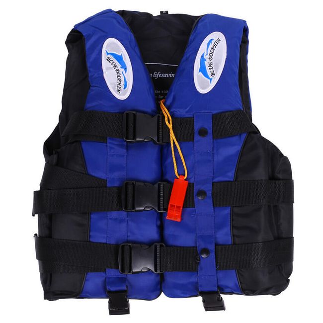Profesionální záchranná vesta pro vodní sporty - Modrá-Velikost XL 1