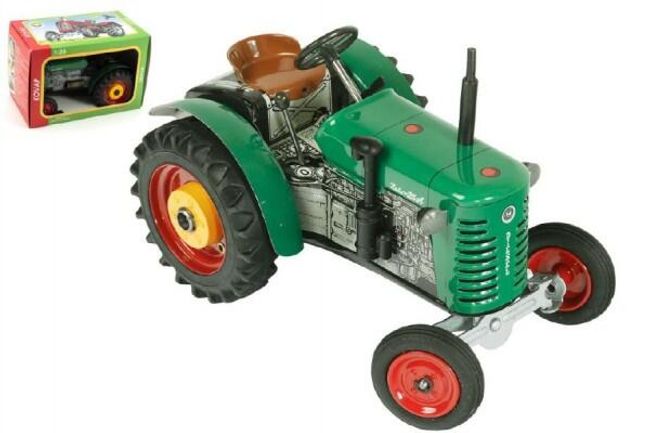 Traktor Zetor 25A zelený na kľúčik kov 15cm 1:25 v krabičke Kovap RM_95000383 1