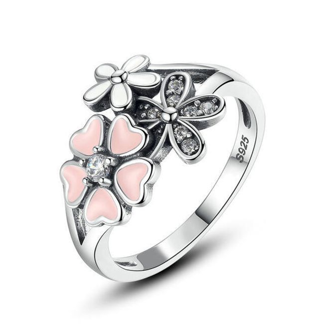 Дамски пръстен с цветя 1