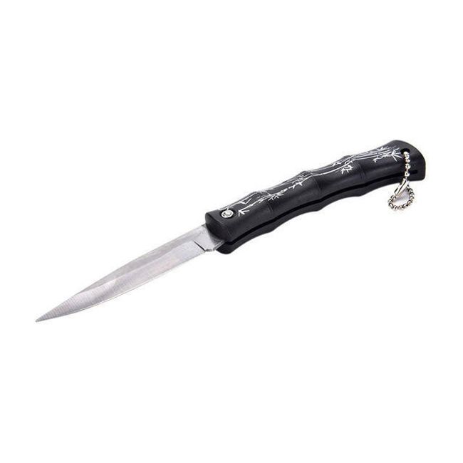 Zložljiv nož s črnim ročajem 1