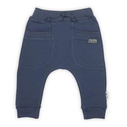 Pantaloni de trening din bumbac pentru copii Max dark RW_teplacky-nicol-max