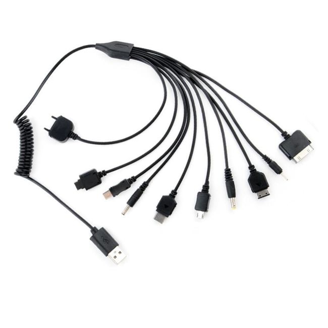 USB uniwersalny kabel ładujący 10 w 1 1