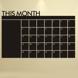Празен месечен календар за планиране